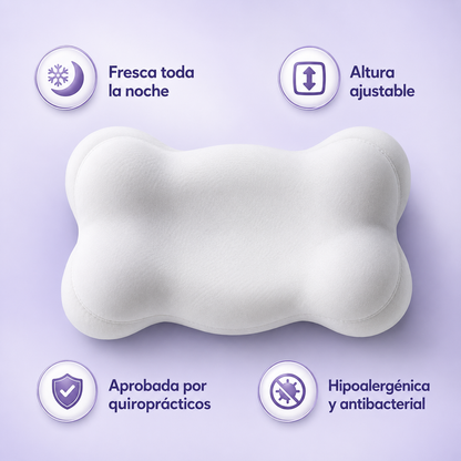 CloudAlign™ Almohada Ortopédica elimina el dolor de cuello.