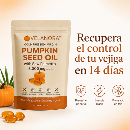 Velanora™ Restaura tu flujo urinario y tu energía en 30 días.