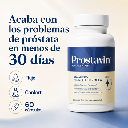 Prostavin® | Recuperar el control, el sueño y la confianza masculina en 30 días.